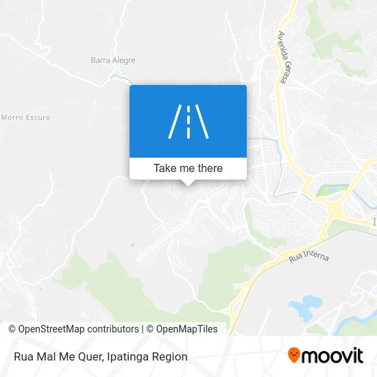 Rua Mal Me Quer map