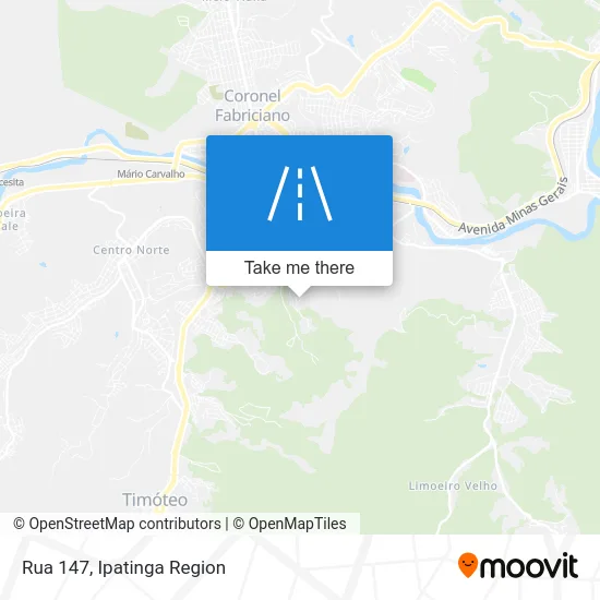Rua 147 map