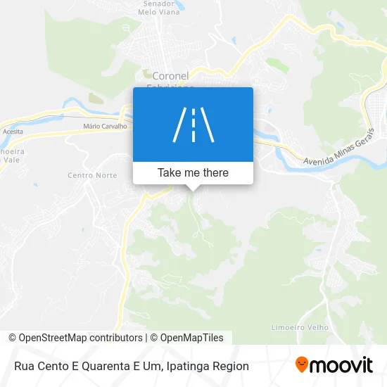 Rua Cento E Quarenta E Um map