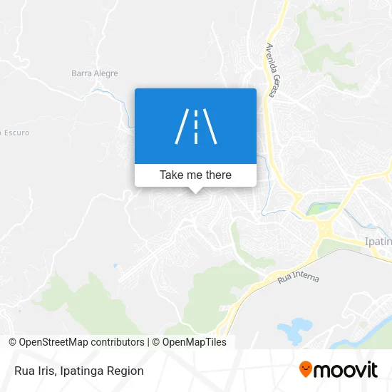 Rua Iris map