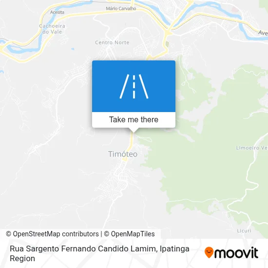 Rua Sargento Fernando Candido Lamim map