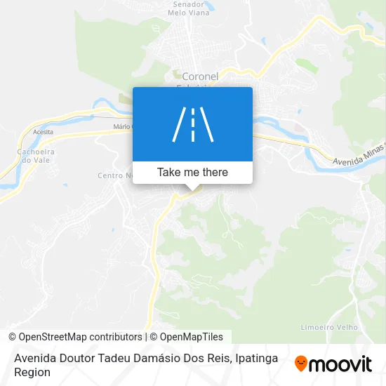 Avenida Doutor Tadeu Damásio Dos Reis map