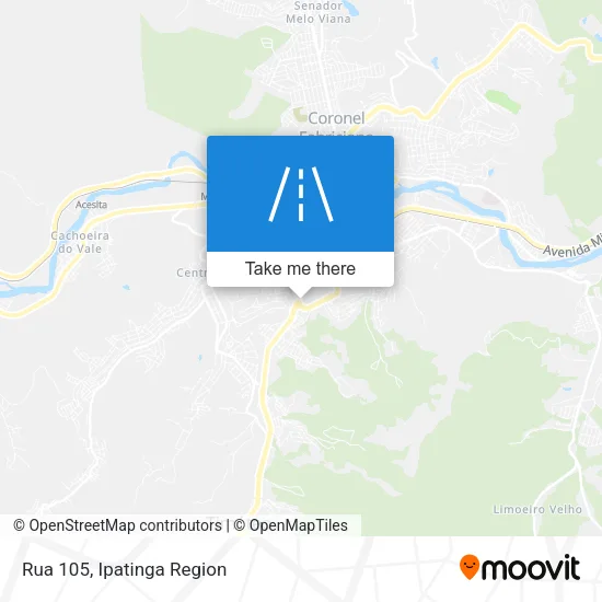 Rua 105 map