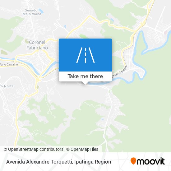 Mapa Avenida Alexandre Torquetti