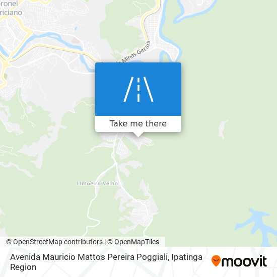 Mapa Avenida Mauricio Mattos Pereira Poggiali