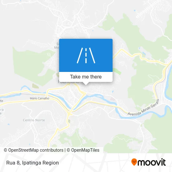 Rua 8 map
