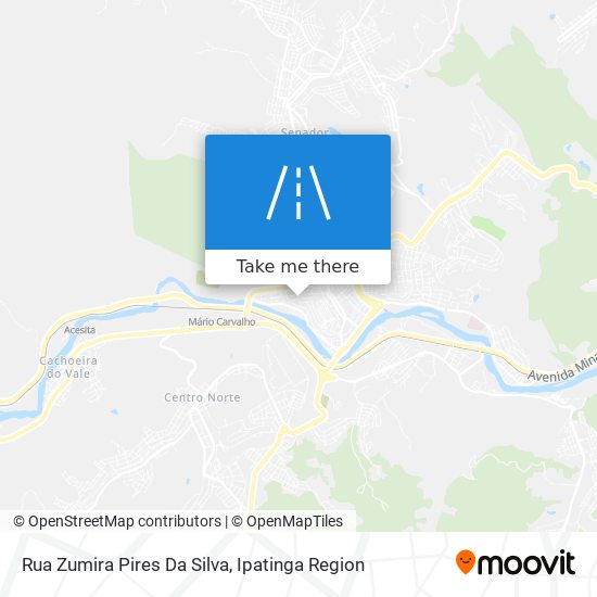 Rua Zumira Pires Da Silva map