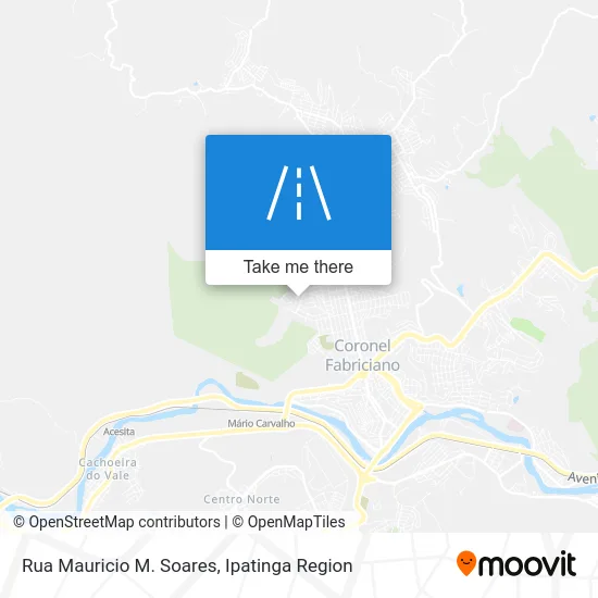 Rua Mauricio M. Soares map