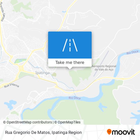 Mapa Rua Gregorio De Matos