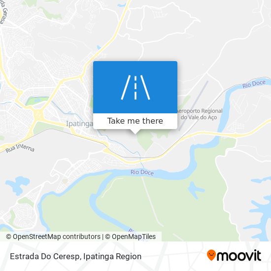 Estrada Do Ceresp map