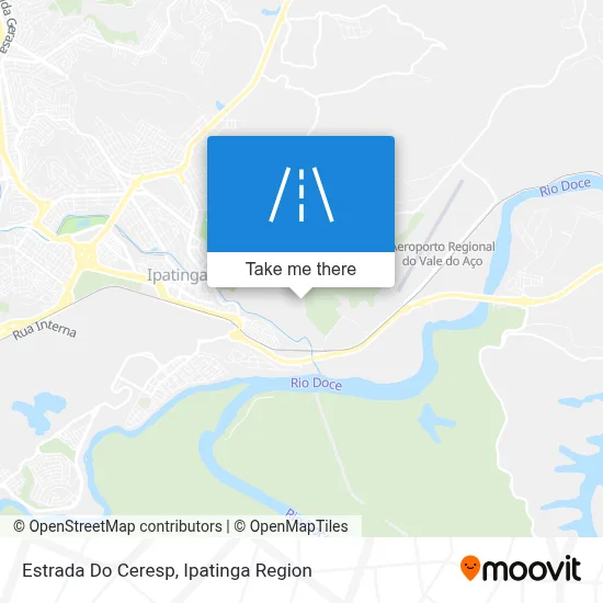 Estrada Do Ceresp map