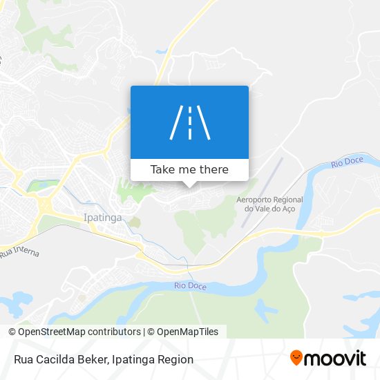 Mapa Rua Cacilda Beker