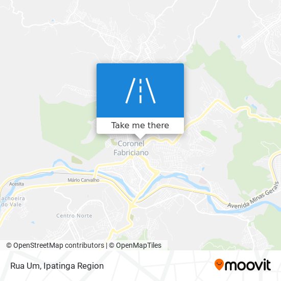 Rua Um map