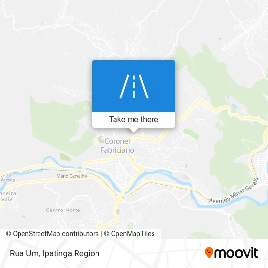 Rua Um map