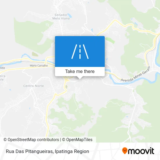 Rua Das Pitangueiras map