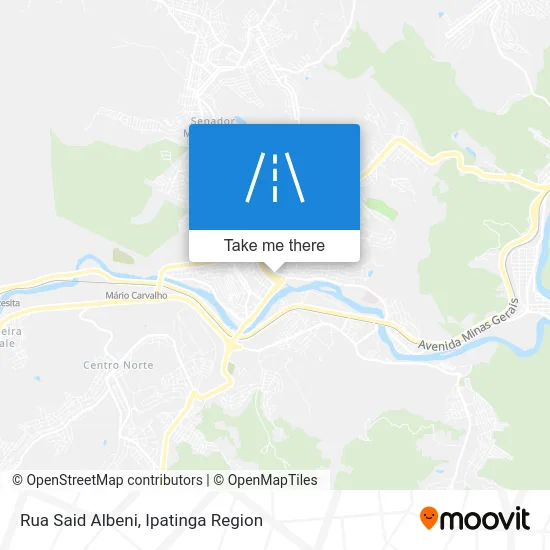 Rua Said Albeni map