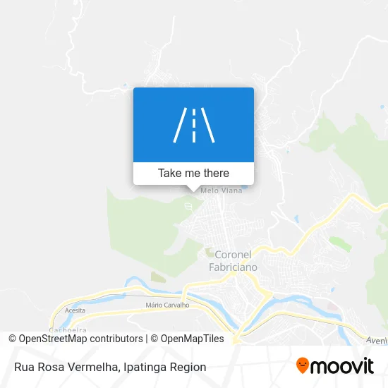 Rua Rosa Vermelha map