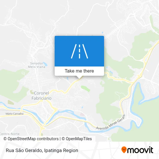 Rua São Geraldo map