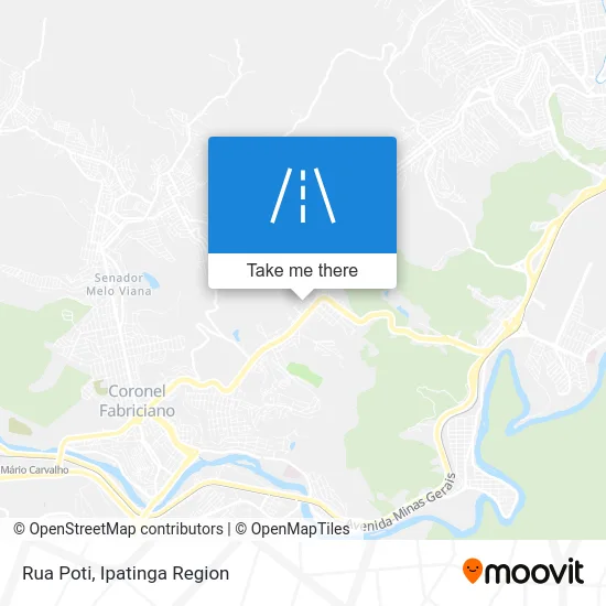 Rua Poti map