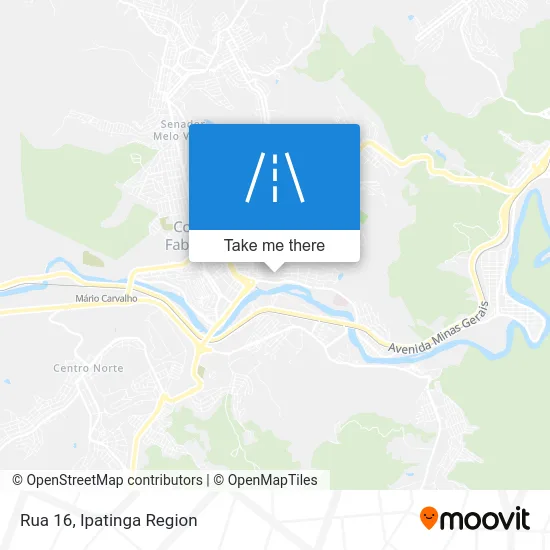 Rua 16 map