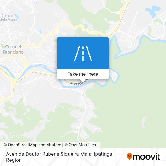 Avenida Doutor Rubens Siqueira Mala map