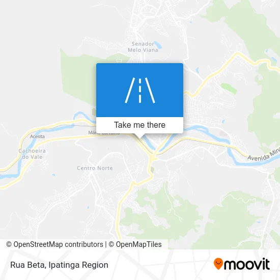 Rua Beta map