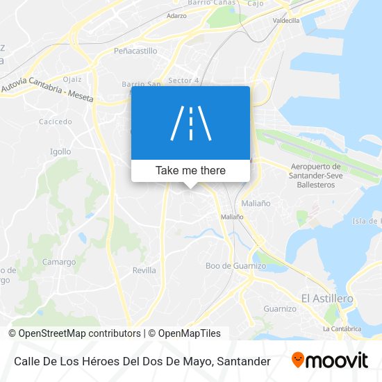 Calle De Los Héroes Del Dos De Mayo map