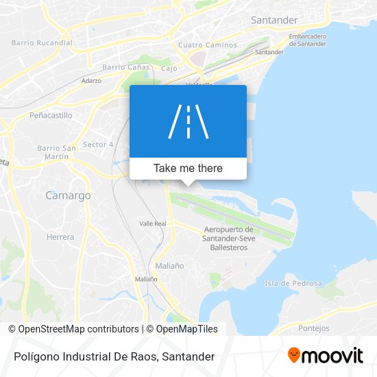 Polígono Industrial De Raos map