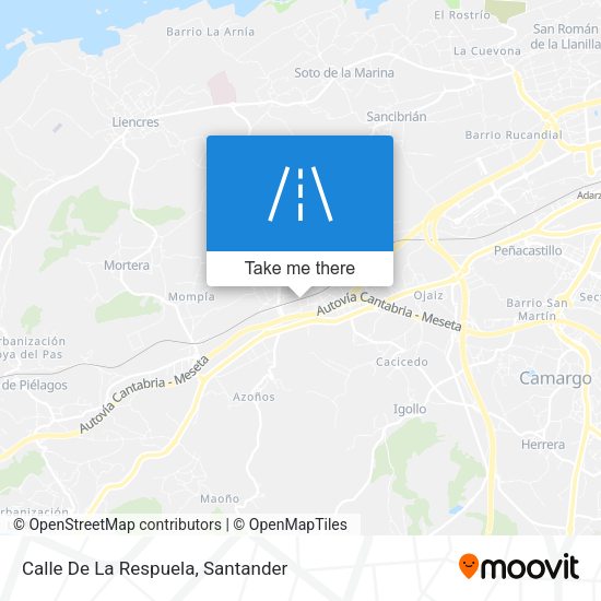 Calle De La Respuela map