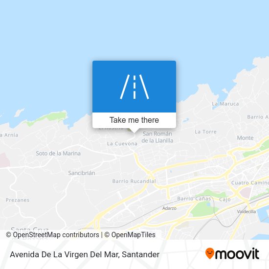 Avenida De La Virgen Del Mar map
