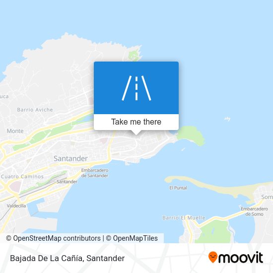 Bajada De La Cañía map