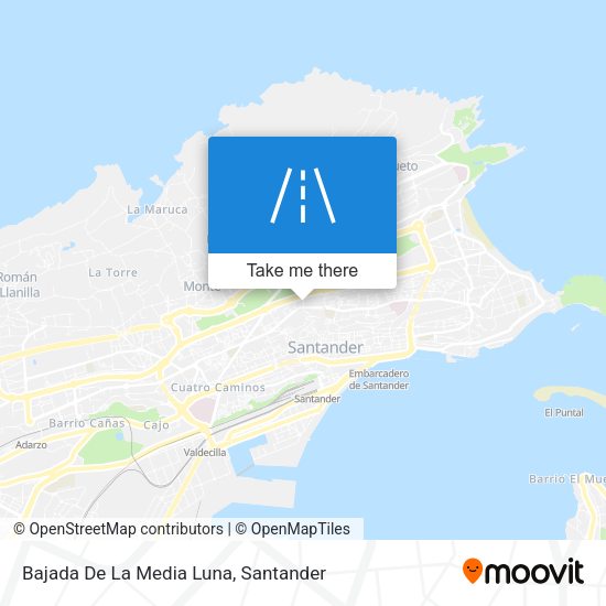 Bajada De La Media Luna map