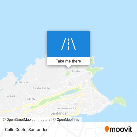 Calle Cueto map