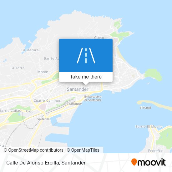 Calle De Alonso Ercilla map