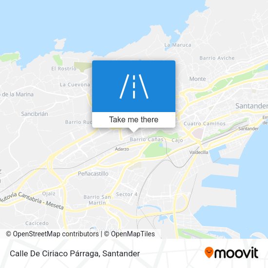 Calle De Ciriaco Párraga map