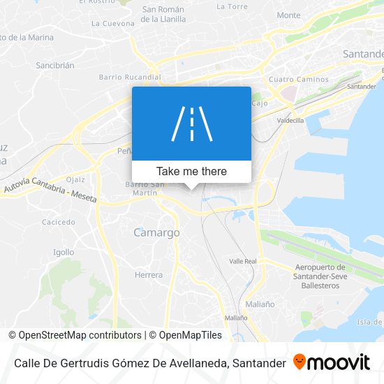 Calle De Gertrudis Gómez De Avellaneda map