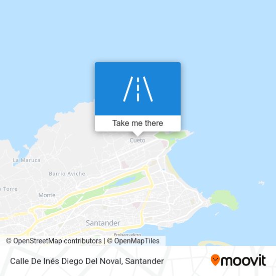 Calle De Inés Diego Del Noval map