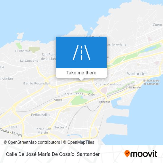 Calle De José María De Cossío map