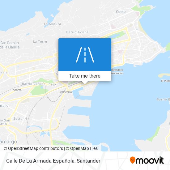 How to get to Calle De La Armada Espa ola in Santander by Bus or