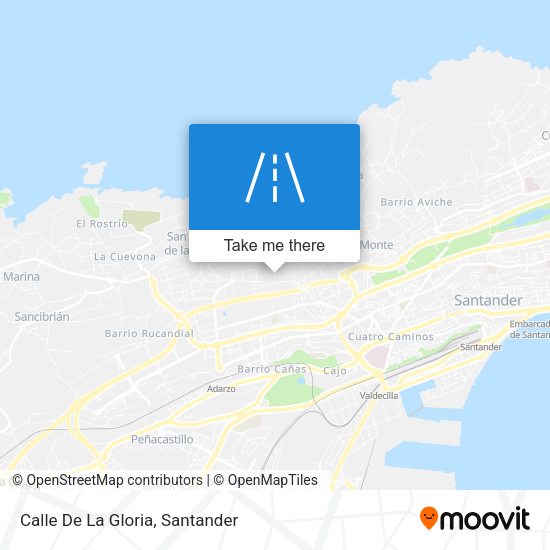 Calle De La Gloria map