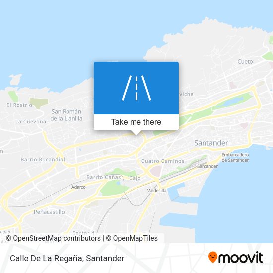 Calle De La Regaña map