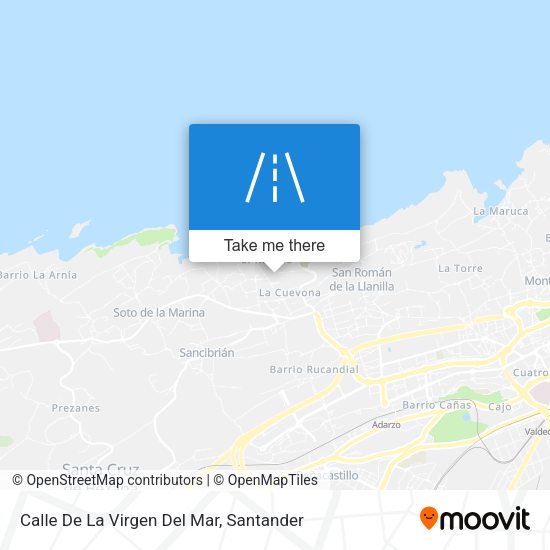 Calle De La Virgen Del Mar map