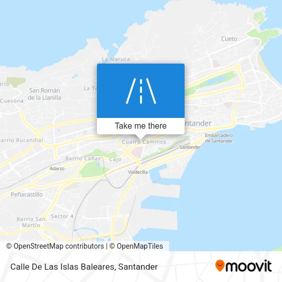mapa Calle De Las Islas Baleares