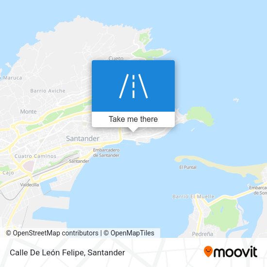 Calle De León Felipe map