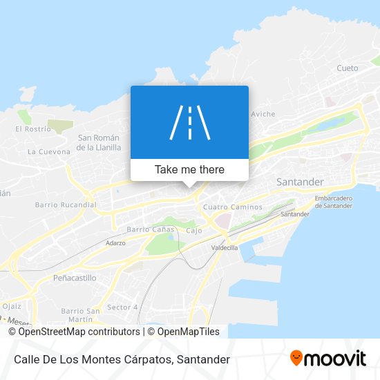 Calle De Los Montes Cárpatos map
