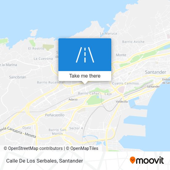 Calle De Los Serbales map