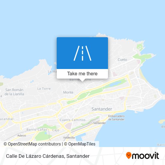 Calle De Lázaro Cárdenas map