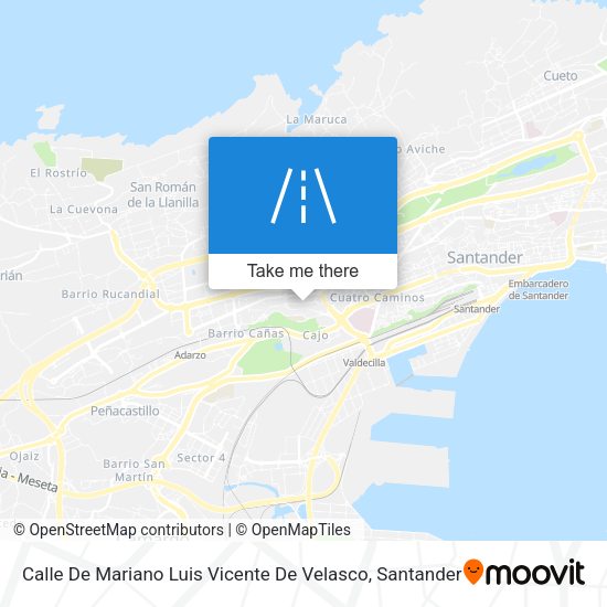 Calle De Mariano Luis Vicente De Velasco map