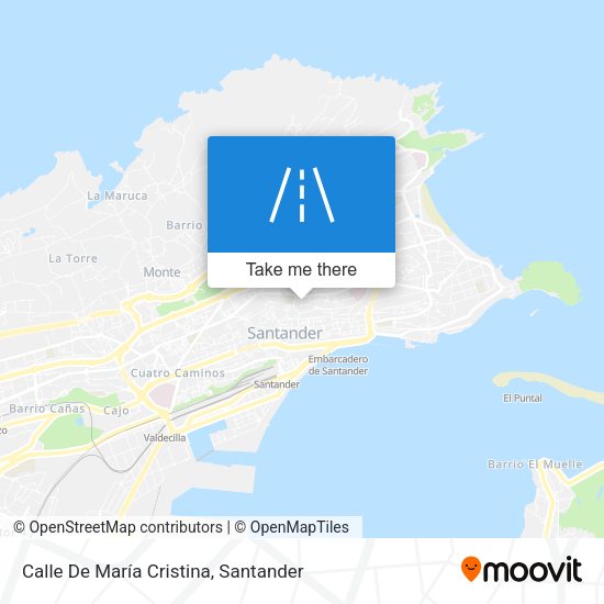 Calle De María Cristina map