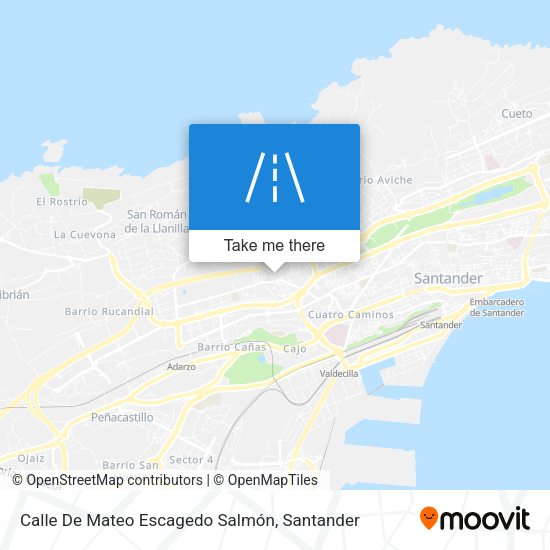Calle De Mateo Escagedo Salmón map